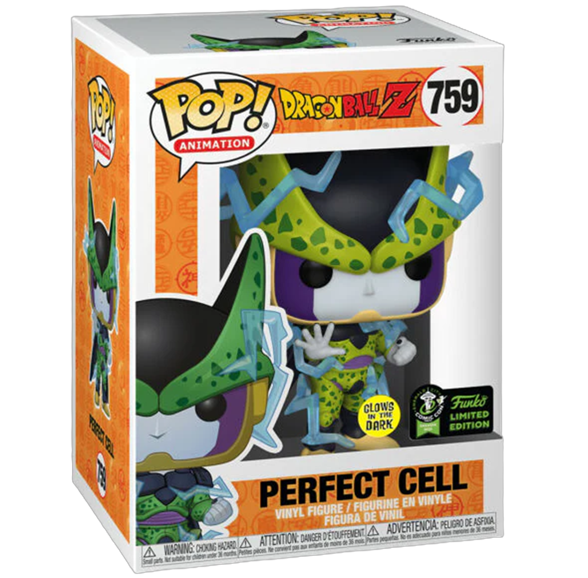 Funko Pop! PERFECT CELL #759 – GLOWS IN THE DARK